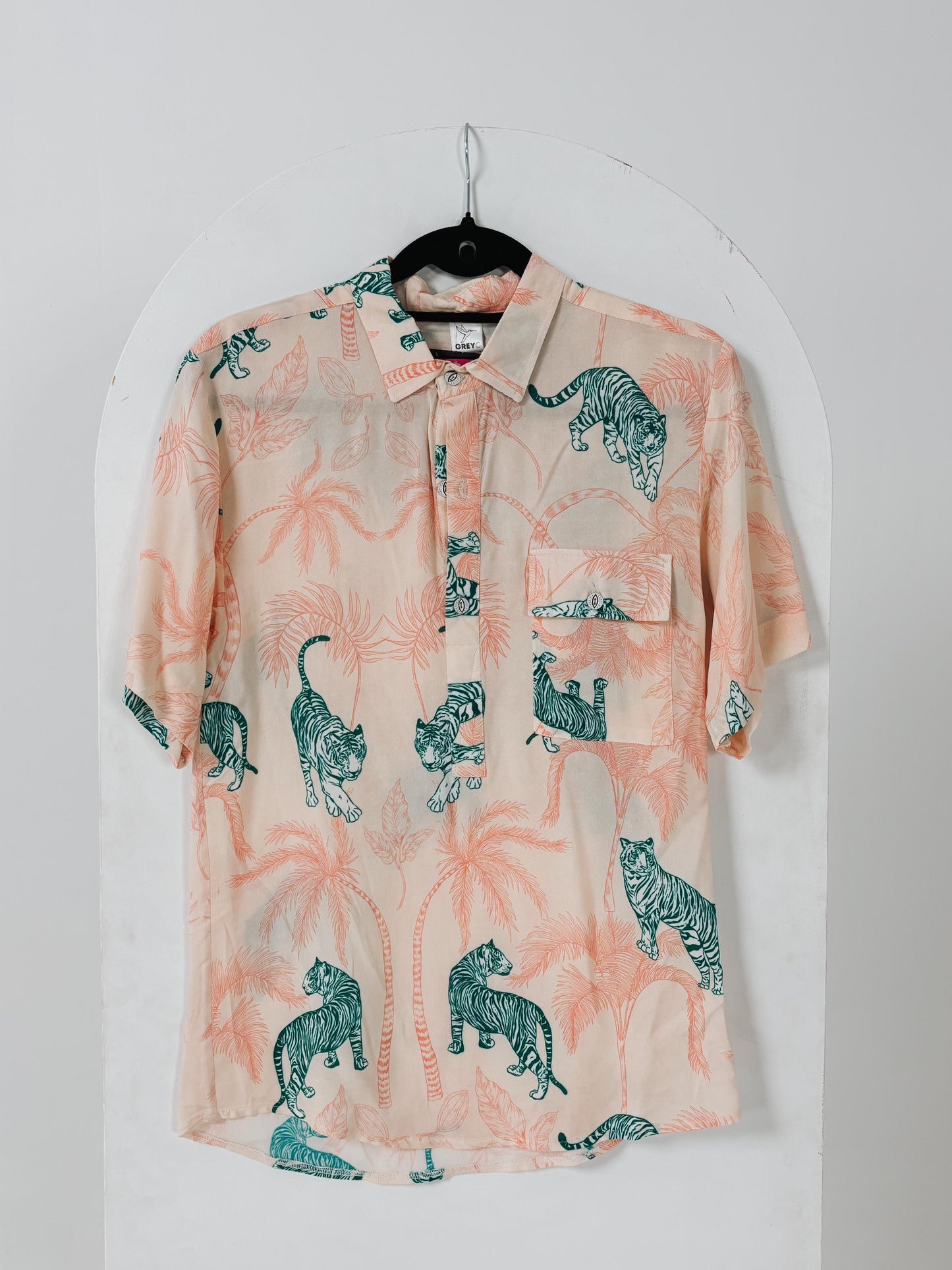 Tiger Print Viscose shirt