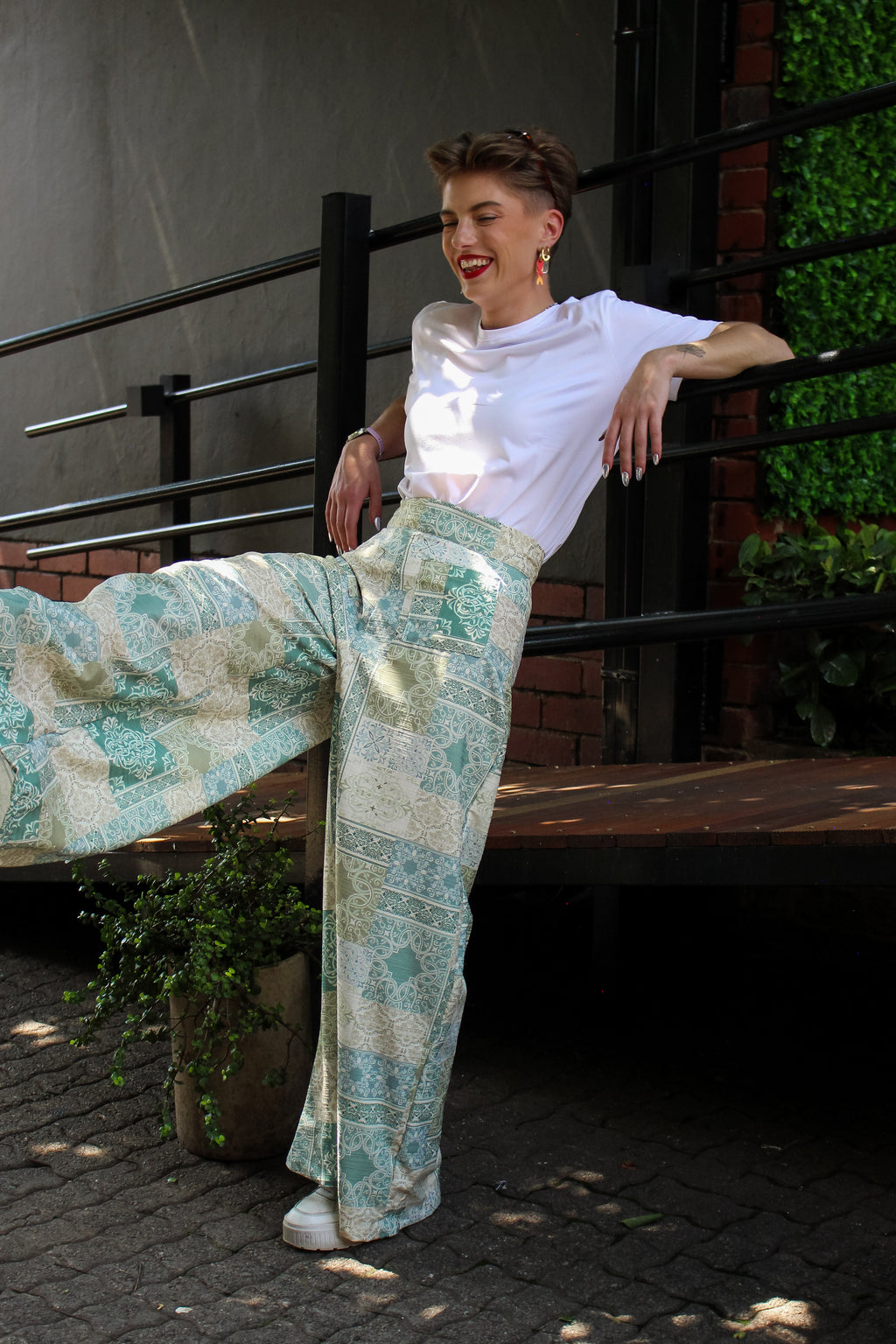 Oceana Cowgirl  Wide-Leg Pants