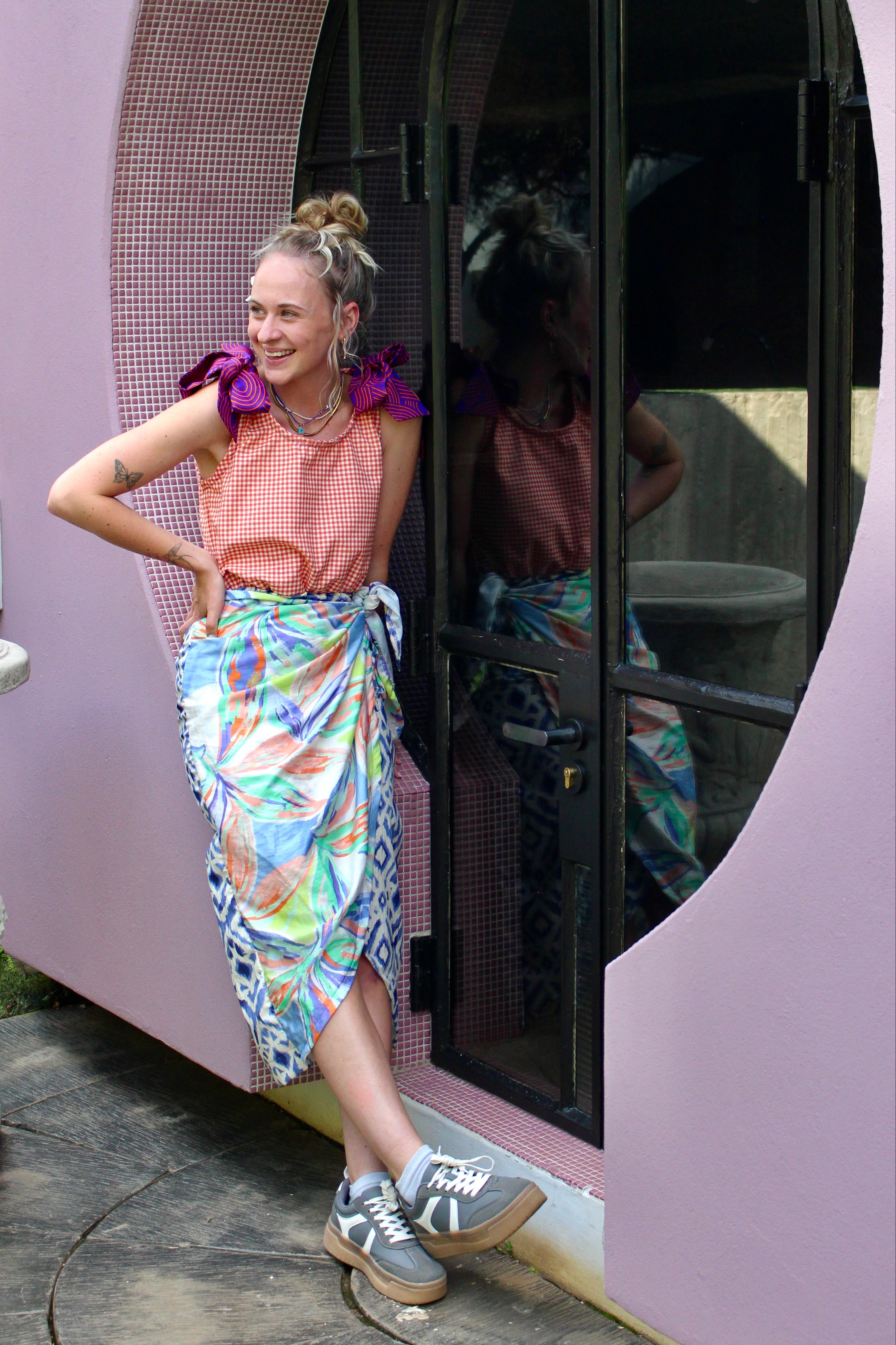 Sunshine and sneakers dress