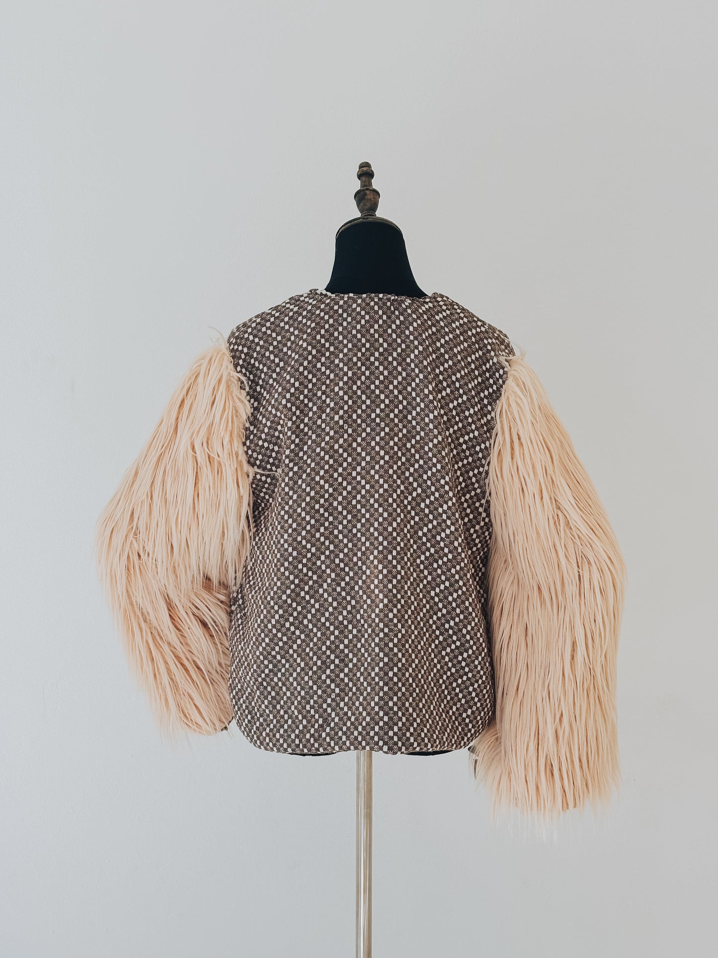 Mocha Essence reversible fur jacket