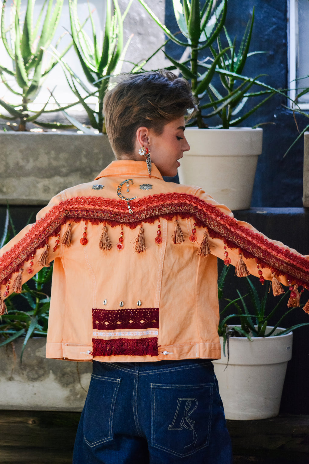 Sunset Dreams Bespoke Denim Jacket