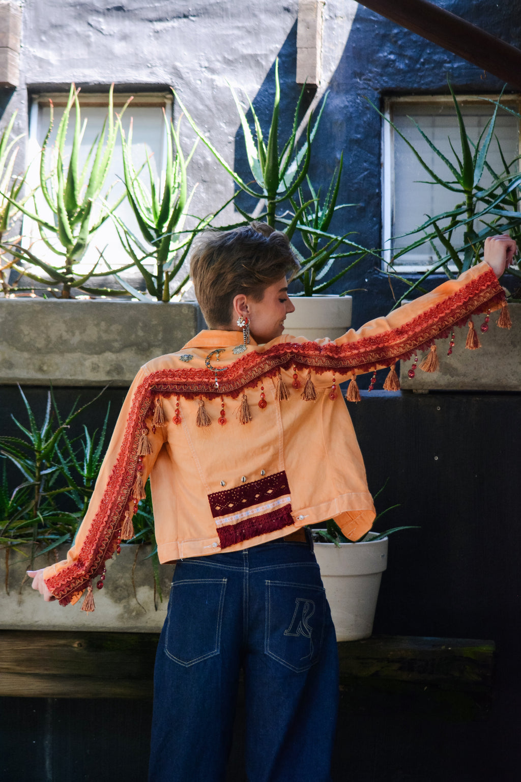 Sunset Dreams Bespoke Denim Jacket