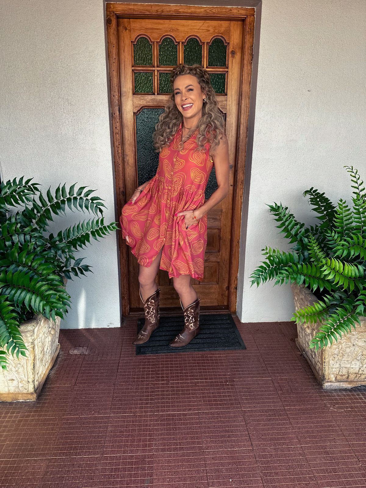 Bold Western dress